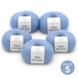 Laughing Hens Halo Kid Silk - Pack of 5 x 25g Balls