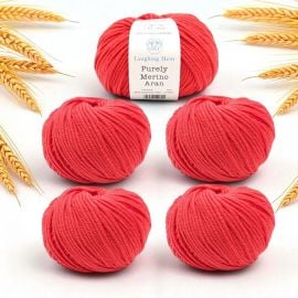 Laughing Hens Purely Merino Aran - Pack of 5 x 50g Balls