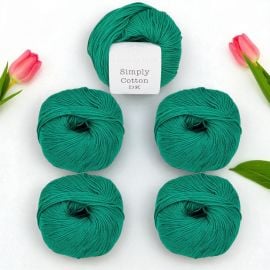Laughing Hens Simply Cotton DK - Pack of 5 x 50g Balls