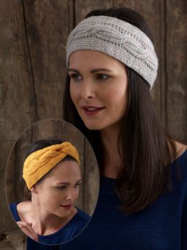 Manos Eve Headband in Silk Blend DK