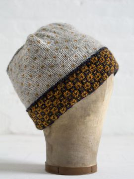 Manos Mancha Hat & Gloves in Alpaca Heather