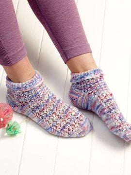 Manos Pink Lady Socks in Alegria