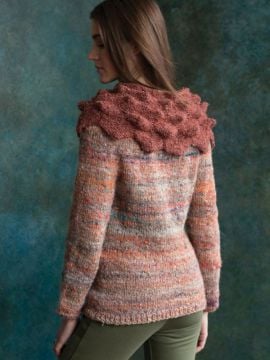 Noro MAG11-18 Pullover with Origami Collar