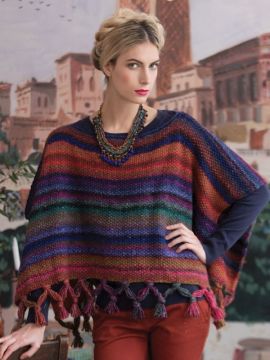 Noro MAG11-12 Fringed Poncho