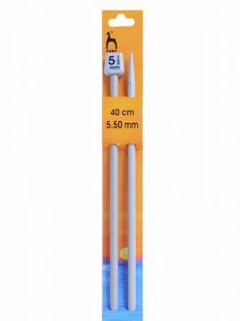 Pony Single Pointed Knitting Needles 16in (40cm)