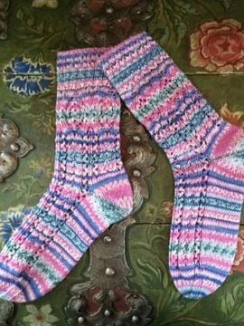 Regia R0259 Socks In Lace Pattern