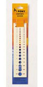 New Pony 35cm coloured knitting needle sizes from 2mm to 25mm 23 sizes in total 