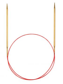 addi Lace Gold Tip Fixed Circular Knitting Needles  40cm (16in)