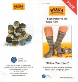 Regia 4 Ply Sock Pattern
