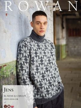 Rowan Jens Men's Sweater in Felted Tweed