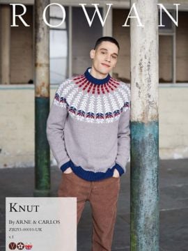 Rowan Knut Men's Sweater in Alpaca Soft DK