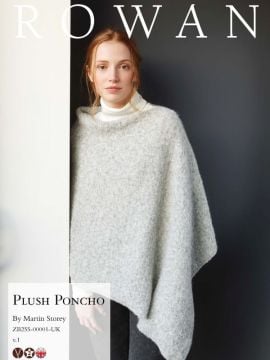 Rowan Plush Poncho in Alpaca Classic