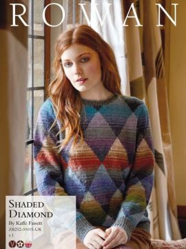 Rowan Shaded Diamonds Sweater in Felted Tweed