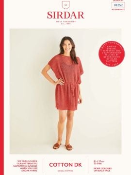 Sirdar 10252 Turkish Stitch Kaftan in Sirdar Cotton DK