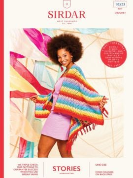 Sirdar Stories DK Festival Collection 10523 Glasto Poncho