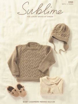 Sublime 6166 Round Neck Jumper & Hat 