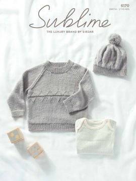 Sublime 6170 Round Neck Jumper & Hat 