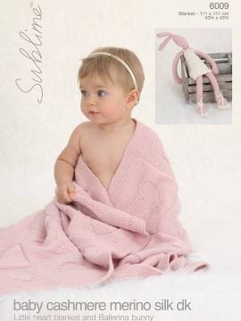 Sublime 6009 Little Heart Blanket & Ballerina Bunny