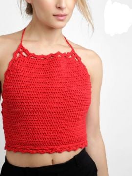 Wool and the Gang Lex Crop Top