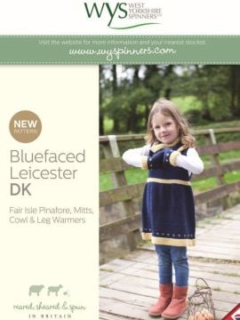 West Yorkshire Spinners WYS00994 Fair Isle Pinafore, Mitts, Cowl, Leg Warmers