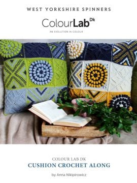 West Yorkshire Spinners Colour Lab Cushion CAL
