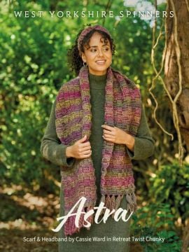 West Yorkshire Spinners Astra Crochet Scarf and Headband