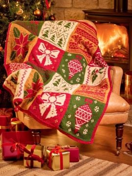 West Yorkshire Spinners Baubles and Bows Crochet Blanket CAL