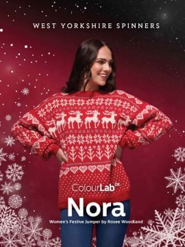 West Yorkshire Spinners Nora Festive Jumper in Colour Lab DK