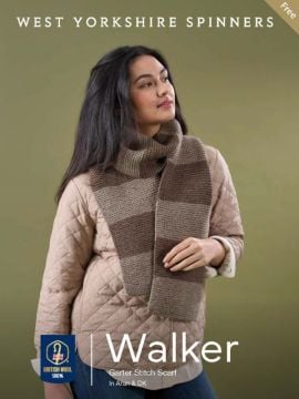 West Yorkshire Spinners Walker Garter Stitch Scarf
