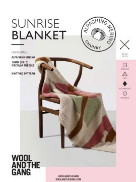 Wool and the Gang Sunrise Blanket