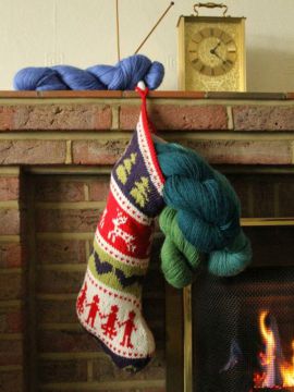 Rooster Yarns Christmas Stocking