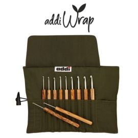 addiWrap Olive Wood Crochet Hook Set