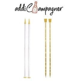 addiChampagner Single Pointed Knitting Needles 14in (35cm)