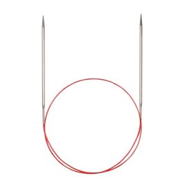 addiClassic Lace Fixed Circular Knitting Needles - Silver Tips 32in (80cm)