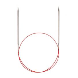 addiClassic Lace Fixed Circular Knitting Needles - Silver Tips 32in (80cm)