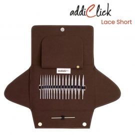 addi Click Rocket Short Tip Inter Changeable Circular Knitting Needle Set
