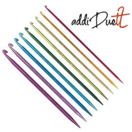 addiDuett Crochet Hooks with Needle Tip