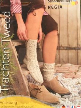 Regia Trachten Tweed Sock Instruction