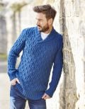 Mens Shawl Collar Sweater