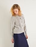 Lace and Bobble Cardigan