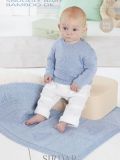 Sirdar 1326 Baby Jumper and Blanket with Boat Motif