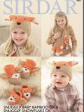 Sirdar 4665 Fox Scatf Hat and Booties