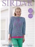 Crochet Top with Lacy Front Detail
