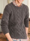 Cabled Sweater Round Neck