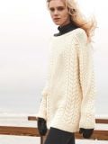 Cabled Tunic Sweater