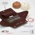 addi Click Rocket Short Tip Interchangeable Circular Knitting Needle Set