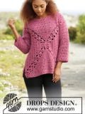 Autumn Rose Crochet Sweater