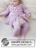 Pink Petals Baby Jacket & Tights