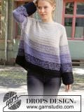Purple Dawn Crochet Jumper