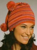 7235 Hat With Pompoms